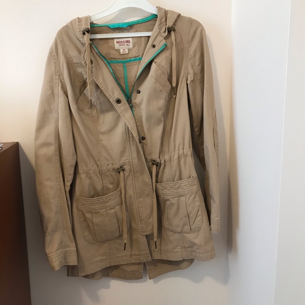 Beige spring jacket